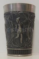 Ezüst színű vadászkupa Nyugat-Németországból 11,5cm magas