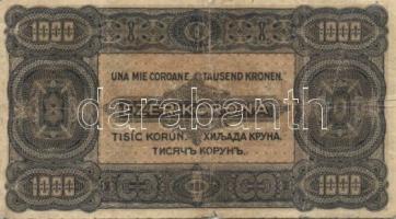 1920. 500K + 1923. 500K + 1923. 1000K piros "8 FILLÉR - NYOLC FILLÉR" felülbélyegzéssel + ...