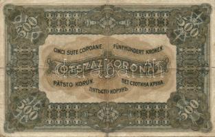 1920. 500K + 1923. 500K + 1923. 1000K piros "8 FILLÉR - NYOLC FILLÉR" felülbélyegzéssel + ...