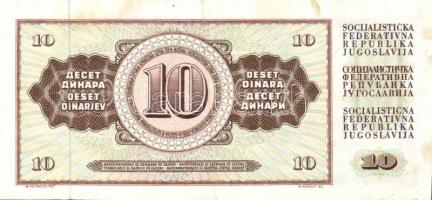 Jugoszlávia + Szerbia/Német megszállás 19 db bankjegy T:vegyes