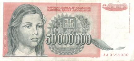 Jugoszlávia + Szerbia/Német megszállás 19 db bankjegy T:vegyes