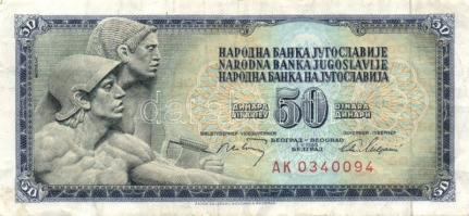 Jugoszlávia + Szerbia/Német megszállás 19 db bankjegy T:vegyes