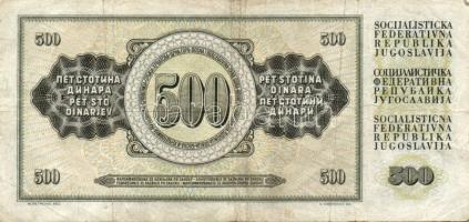 Jugoszlávia + Szerbia/Német megszállás 19 db bankjegy T:vegyes