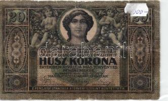 1919. Július 15. 20K (2x) + 1919. Augusztus 9. 20K T:III,IV