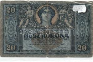 1919. Július 15. 20K (2x) + 1919. Augusztus 9. 20K T:III,IV