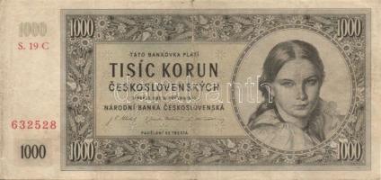 Csehszlovákia 1945-88. 10K,20K,50K,100K,500K,1000K összesen 18db bankjegy T:vegyes