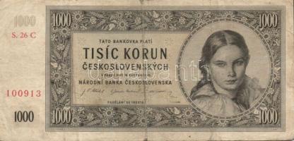 Csehszlovákia 1945-88. 10K,20K,50K,100K,500K,1000K összesen 18db bankjegy T:vegyes
