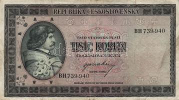 Csehszlovákia 1945-88. 10K,20K,50K,100K,500K,1000K összesen 18db bankjegy T:vegyes