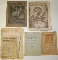 cca 1860-1940 Nagy hagyaték nyomtatvány és okmány tétel. Kb 60 db meghívó, fejléces, okmánybélyeges ...