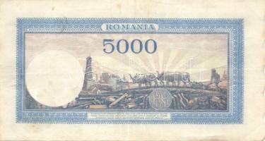 Románia 1947.5000L (5x) T:II+,II