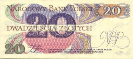 Lengyelország 1982-88. 20Zl,50Zl,100Zl,500Zl,1000Zl összesen 10db T:I,I-