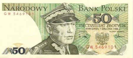 Lengyelország 1982-88. 20Zl,50Zl,100Zl,500Zl,1000Zl összesen 10db T:I,I-