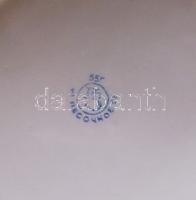 ~1950  15 darabos szovjet porcelán készlet: 5 db csésze + 6 db tányér + 1 cukortartó + 2 kiöntő + 1 ...