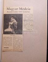 Göncz Árpád: Magyar Médeia c. darab szövegkönyve újságkivágásokkal