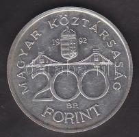 1992. 200Ft Ag "MNB" (2x) T:2