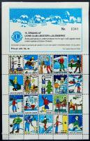 Dánia Karácsonyi jótékonysági bélyegek teljes ívekben, a Lions Club kiadásában. 29 klf teljes díszes ív 1977-2005, teljes gyűjtemény berakóban. Ritka ajánlat!