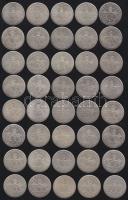 1993-94. 200Ft Ag "Deák" + "MNB" (40x) T:vegyes