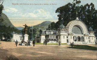 Bogotá Expo 1910 with Bolivar statue (EB)