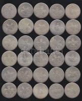 1993-94. 200Ft Ag "Deák" + "MNB" (30x) T:vegyes