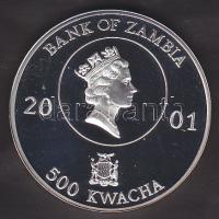 Zambia 2001. 500K Ag "1954-es Labdarúgó VB" T:PP