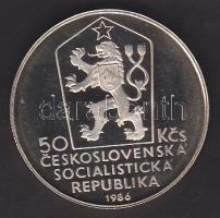 Csehszlovákia 1986. 50K Ag "Levoca" T:PP