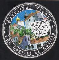 Uganda 2005. 2000Sh Ag "Hundertwasser Haus" multikolor T:PP