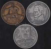 3klf emlékérem 1985."Éremgyűjtők Csoportja Keszthely" , 1986. "Keszthelyi Éremgyűjtők...