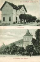 Nyitra-Jablonicz with Railway Station and the castle of Antal Apponyi