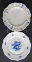 cca 1900  1-1 db Rosenthal és ismeretlen jelzéssel ellátott porcelán tányér / 2 chinaware plate d:24,5 cm