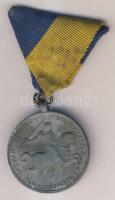 1941 "Délvidék visszafoglalása-Hunyadi" fém emlékérem szalaggal T:3