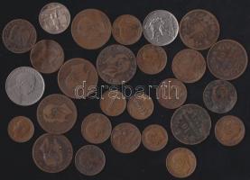 Olaszország 1856-1929. 5c (8x), 10c (16x), 1L, 2L, 5L Ag T:vegyes