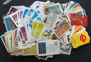 Több száz darab kártyanaptár az 1970-es, 80-as évekből