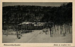 Mátraverebély-Szentkút templom és zárda télen