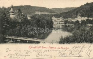 Kyselka (Giesshübl-Sauerbrunn) spa with bridge (EK)