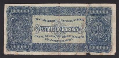 1923. 1.000.000K korabeli gyenge hamisítványa! T:IV