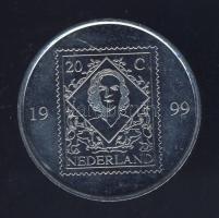 Hollandia 1999. 20c "Juliana megkoronázása" postai emlékérem T:PP leírással