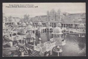 London Franco-British Exhibition 1908, Court of Honour, Swan boats