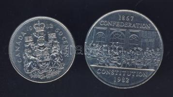 Kanada 1982. 50c + 1$ "115 éves a konföderáció" T:2+