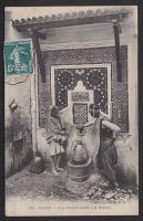 Algerian folklore, fountain in Casbah