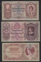 1920-1946. 12db-ból álló pengő, fillér tétel T:II,III