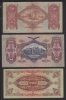 1920-1946. 12db-ból álló pengő, fillér tétel T:II,III