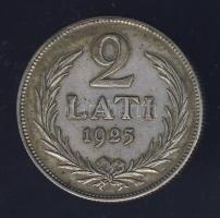 Lettország 1925. 2L Ag T:2