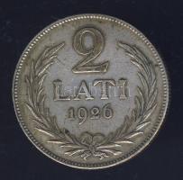 Lettország 1926. 2L Ag T:2