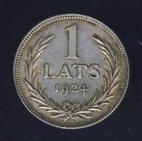 Lettország 1923. 1L Ag T:2