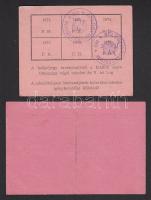 Magyarországi Magántisztviselők Ady Endre-Könyvtárának elismervénye 2,05 pengőről. + névre szóló bel...