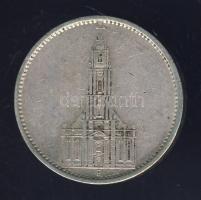 Németország 1934F. 5M "Garnisonkirche" Ag T:2-