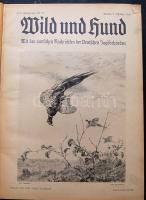 1936 Wild und Hund német vadászújság teljes évfolyama bekötve, szép állapotban / Full year of German hunter-magazine