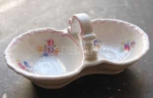 Zsolnay cukorkás-tálka / Zsolnay chinaware sugar-holder 15 cm