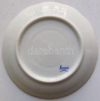 Herendi jelzéssel ellátott kézzel festett porcelán tányér / Herend handpainted chinaware plate d:13,...