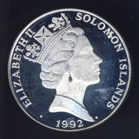 Salamon szigetek 1992. 10$ Ag "Olimpia-boksz" T:PP